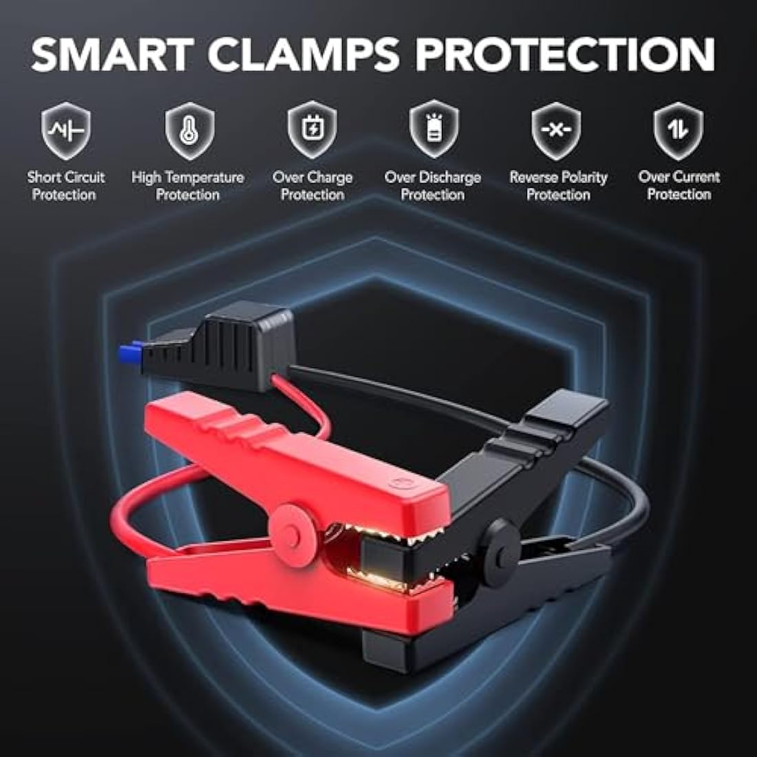 Car Jump Starter, FLYLINKTECH 4000A 12V Portable Car Battery Booster Jump Starter Power Pack (up to 9.0L Gas Or 8.5L Diesel Engine), Power Bank with LED Flashlight, IP67