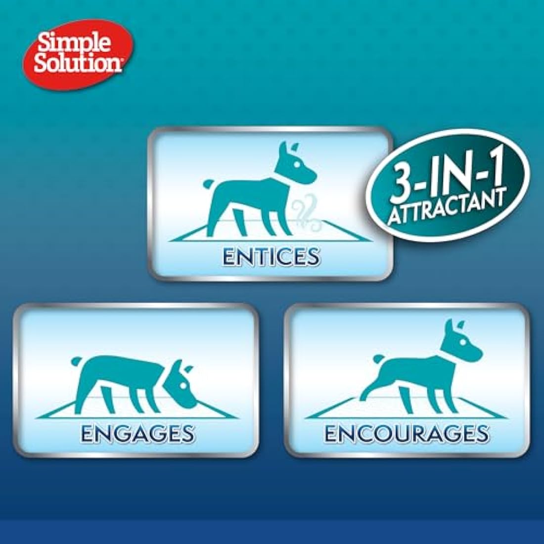 Simple Solution Absorbent Premium Dog and Puppy Training Pads -Pack of 14