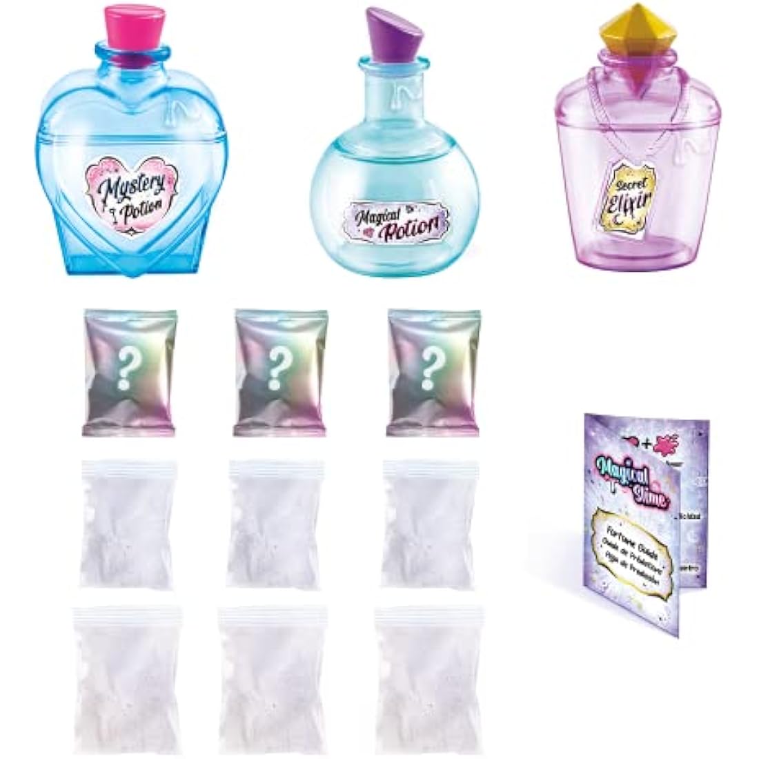 Magical Slime 3 Pack, Colour Reveal DIY Slimes, Cool Potion Bottle Shakers, Potion Recipes + Decorations! For Ages 6+
