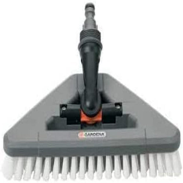 Gardena Joint Ccrubber: Water-Bearing Cleaning Brush with Joint for the Clean System for Effective Cleaning of Corners and Angles (5562-20)