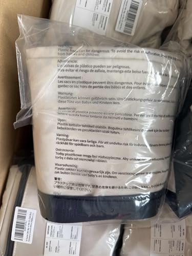 Narwey for Ryanair Cabin Bag 40x20x25 Underseat Ryan Air Bag Foladble Travel Duffel Hospital Carry on Hand Luggage Holdall Weekend Overnight Bag for Women and Men 20L (Beige with Green Straps)