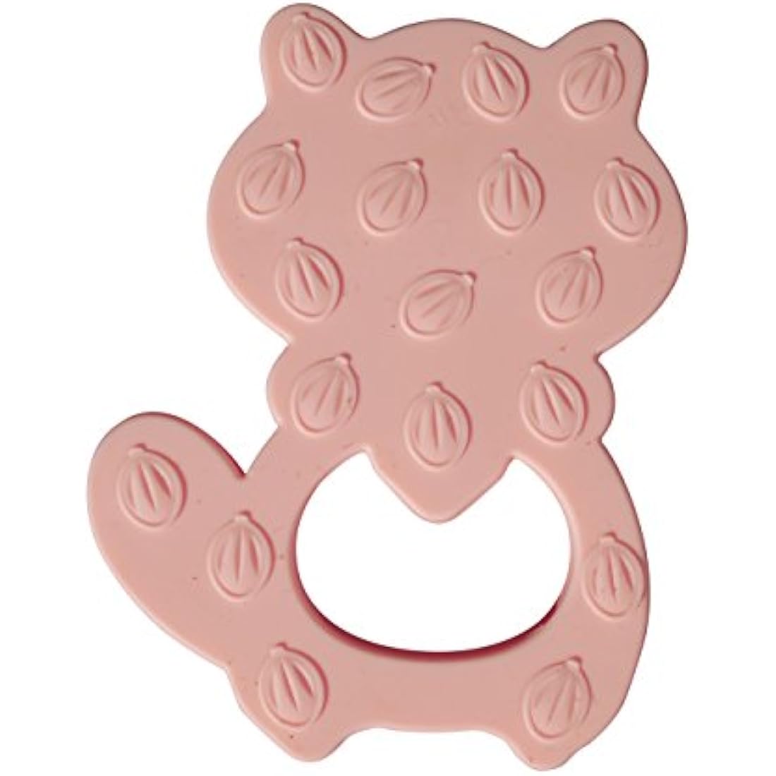 Racoon Silicone Teether Soother Teething Sensory Chewy Chewelry BPAp, 7 Colours (rosa)