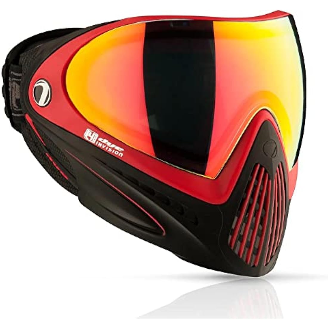 Dye I4 PRO Thermal Paintball Mask Goggles - Meltdown (Black/Red)