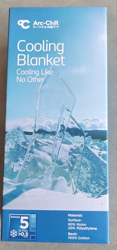 Elegear Cooling Blanket for Night Sweats, Q-Max 0.5 Arc-Chill Summer Cool Fiber Throw for Bed Sofa Chair Travel Adult Kids Hot Sleeper, Comfort, Lightweight, Twin/Double, 150x200cm, Gray