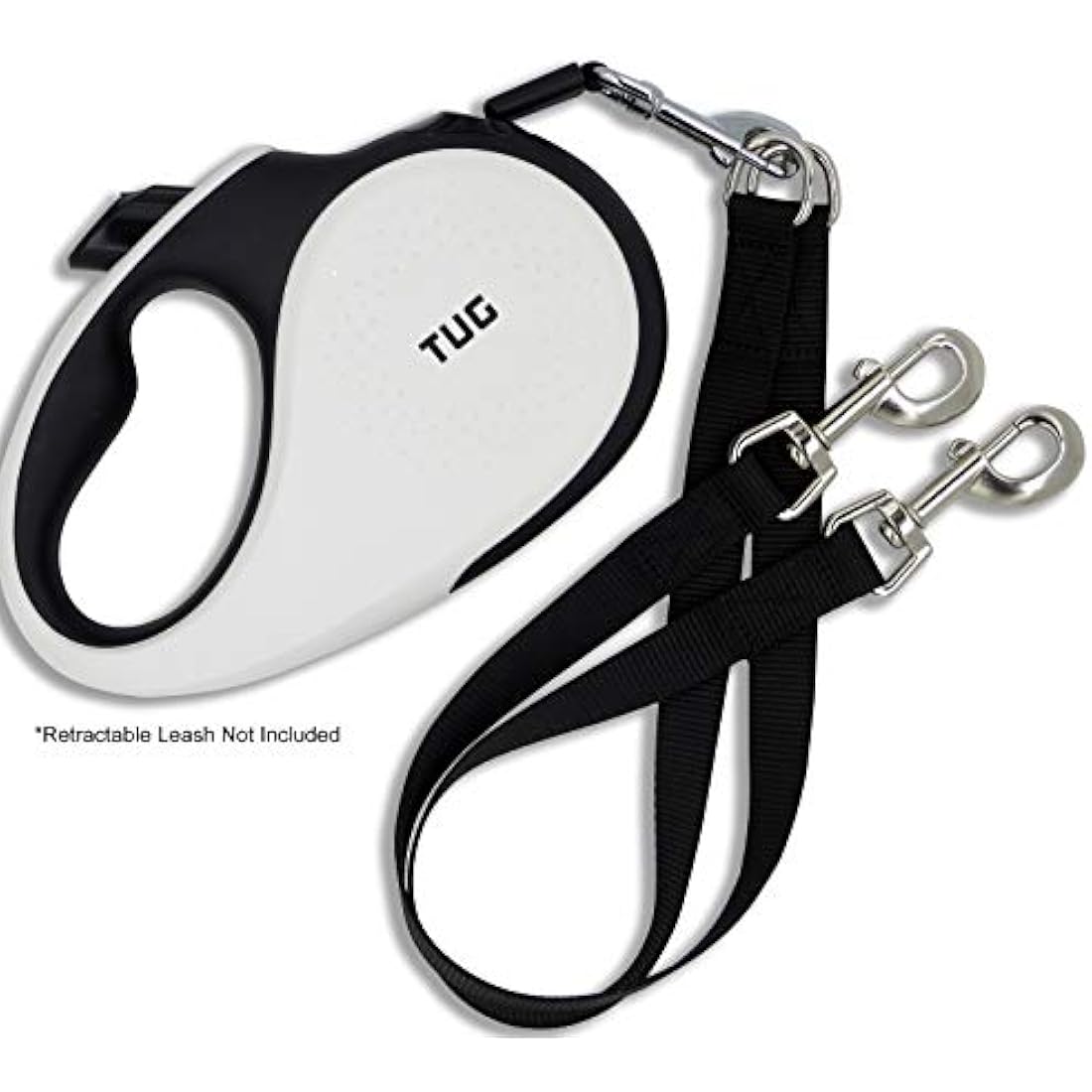 TUG 2-Pack Lead Attachment for Chew Prevention | 0.5 Meters | Walk Two Dogs with One Lead