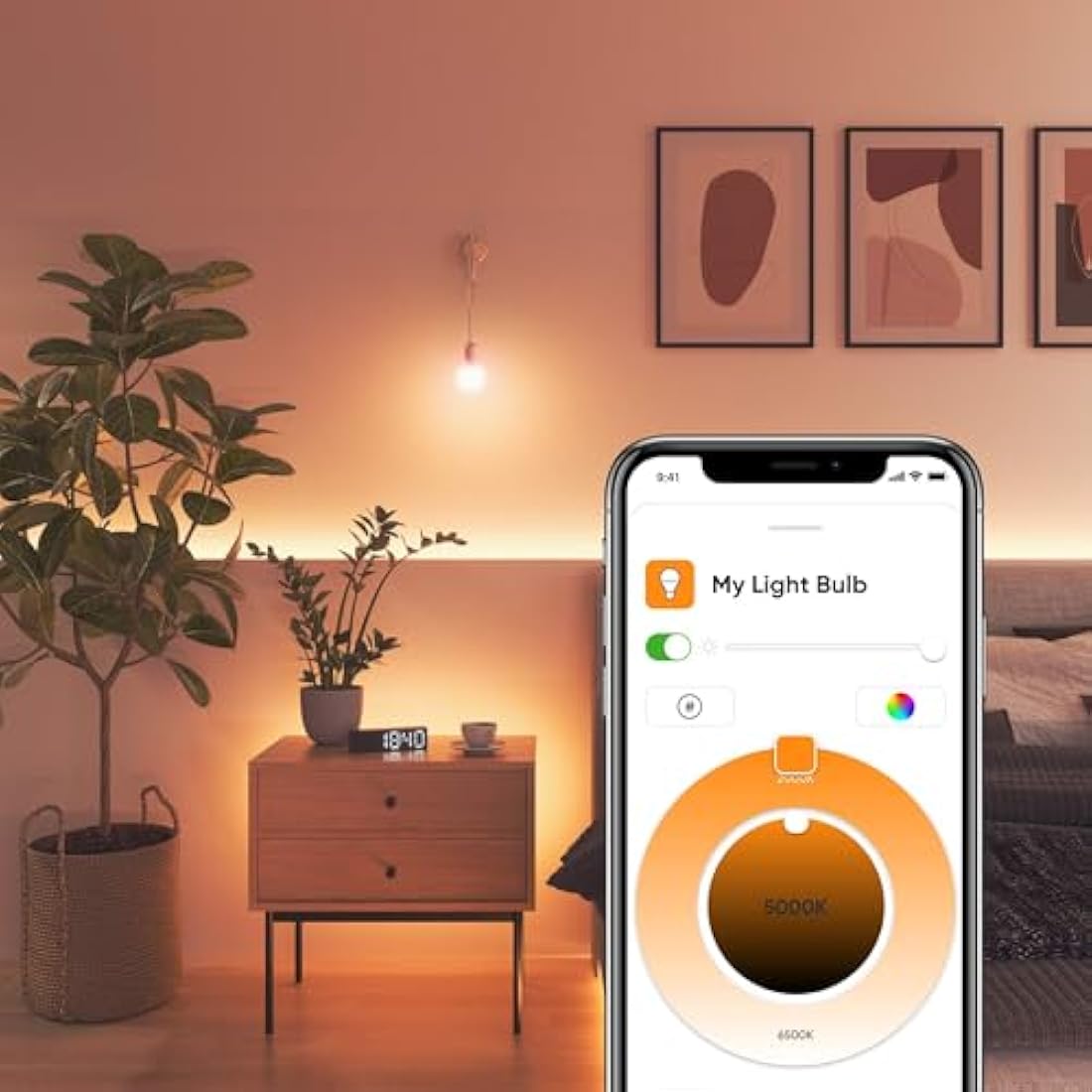 Nanoleaf Essentials, Smart A19 Bulb, 800Lm, White, 2700K-6500K, 120V-240V, E27 V2 UK 3PK