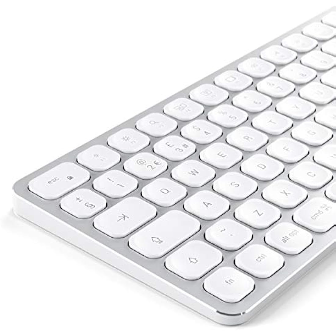 Satechi Aluminum Wired USB Keyboard with Numeric Keypad – for iMac Pro, iMac, Mac Mini, MacBook Pro/Air, Windows, PC or Laptop – Silver