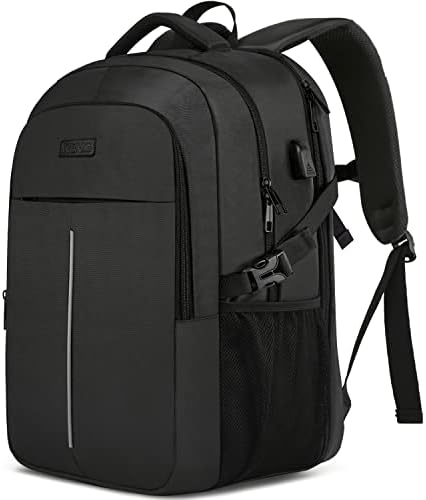 WENIG Laptop Backpack,Extra Large Business Travel Work Computer Rucksack with USB Charging Port