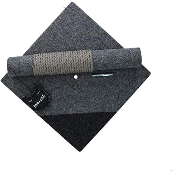 Rosewood Catwalk Collection Charcoal Felt Post for Cats, Grey