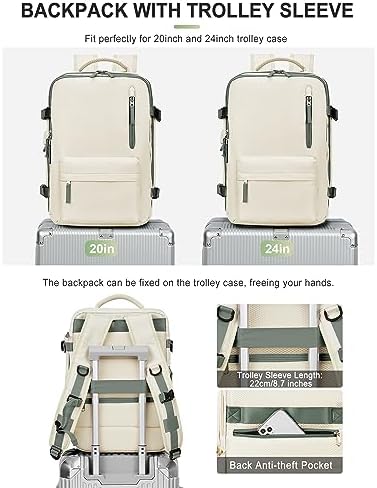 VGCUB Arge Travel Backpack, Unisex Airline Approved Gym Backpack with Laptop Compartment, 40L, Nylon, Water Resistant, Solid Black