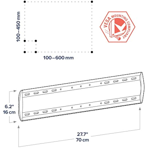 Ergotron WM Low Profile Wall Mount for 32-65 inch Display