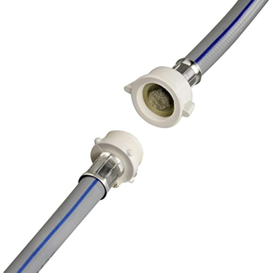 Xavax Extension for Washing Machine and Dishwasher Hose | Cold Water Inlet Hose | 2.5 m, Grey, 1 - Pack