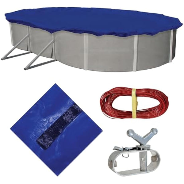 Blue Wave Gold 15-Year 12-ft x 20-ft Oval Above Ground Pool Winter Cover
