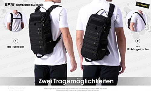 Nitecore BP18, Black, 18 Grande Longueur