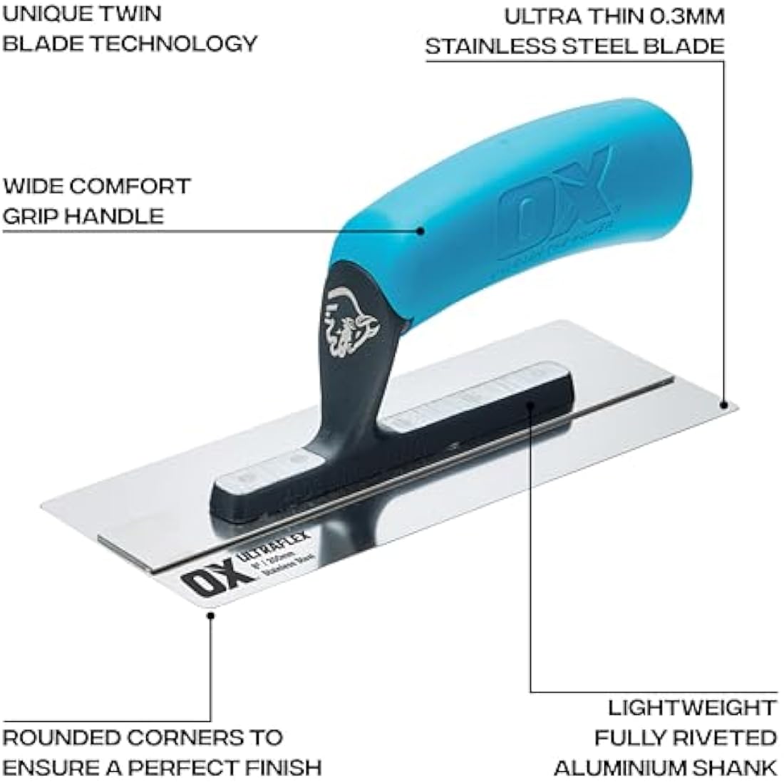OX Pro UltraFlex Finishing Trowel