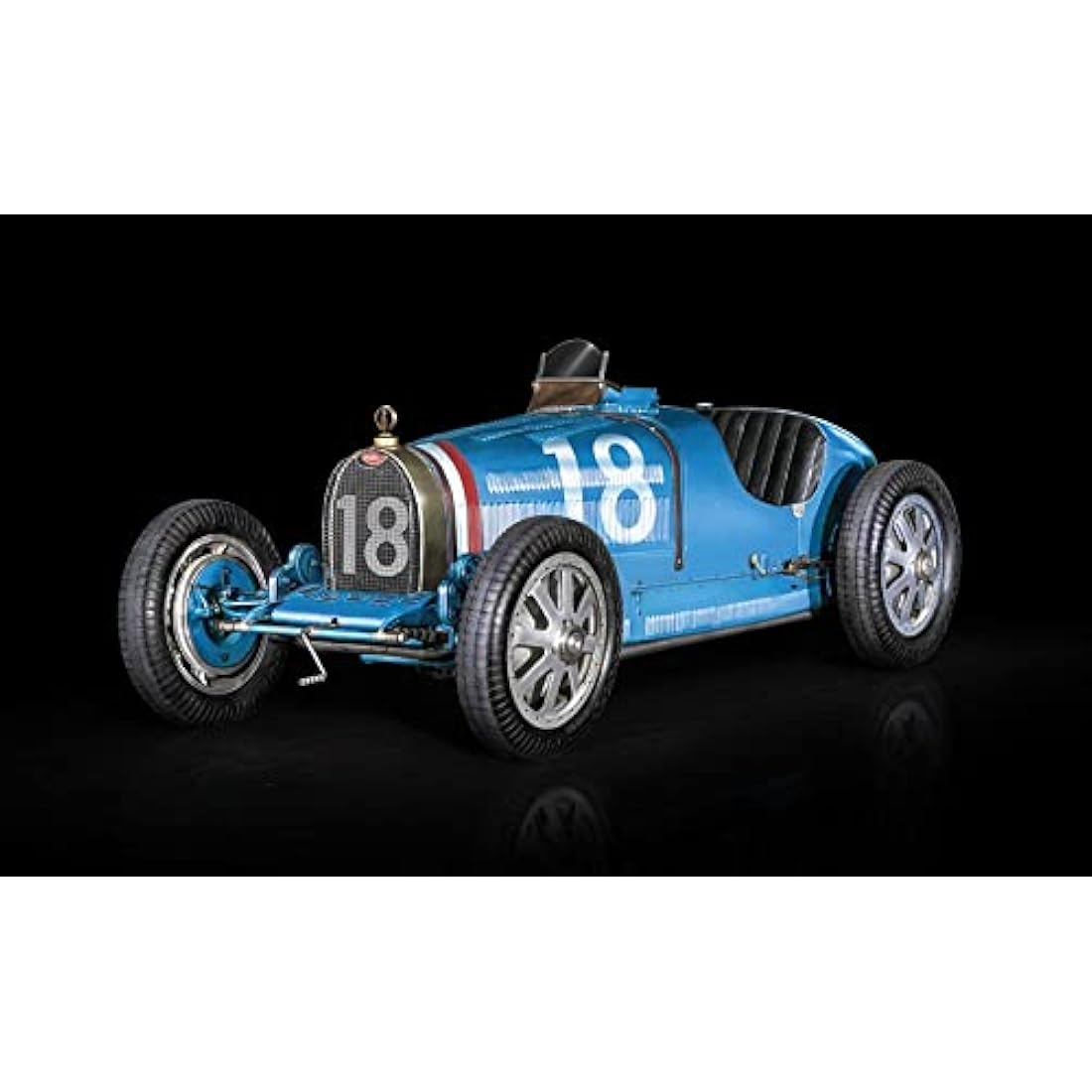 ITALERI -4710 Bugatti Type 35B, Scale 1:12, Model Kit, Plastic Model to Assemble, Modeling, IT4710