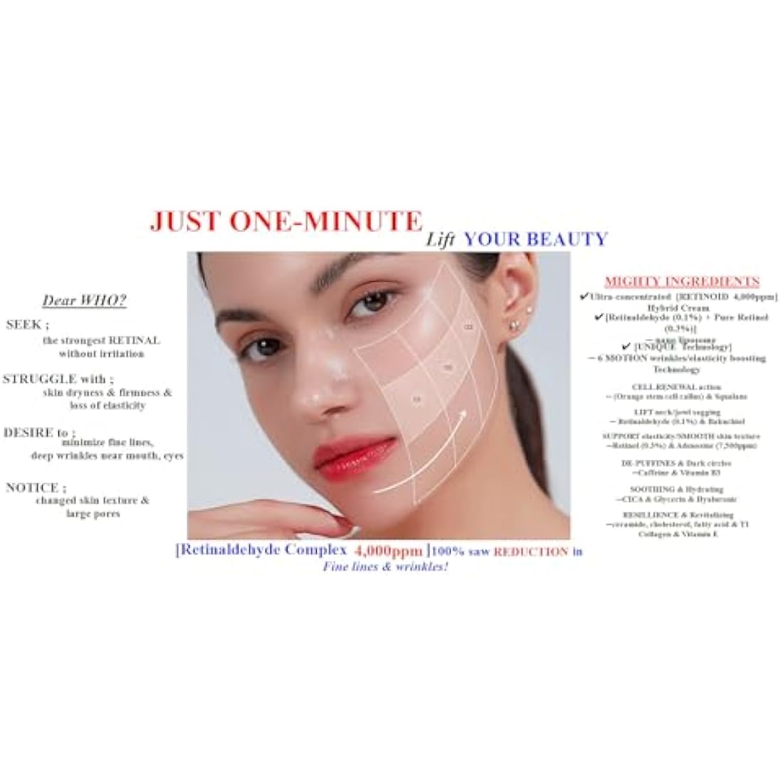 WHITESILK ULTIMATE 0.4% Retinoid Liposome Cream: Unique Line Lifting & Rejuvenation Concentrate (30ml) [K-Beauty]