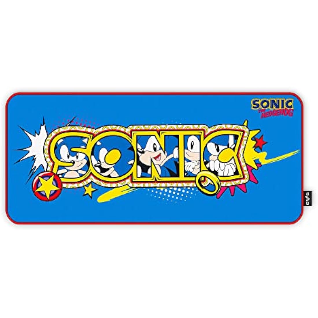 Energy Sistem Gaming Mouse Pad ESG Sonic Classic (XXL, Anti-Slip Rubber Base, Sonic)