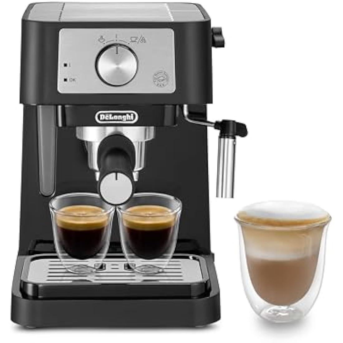 De'Longhi Stilosa EC260.BK, Traditional barista Pump Espresso Coffee Machine, Black