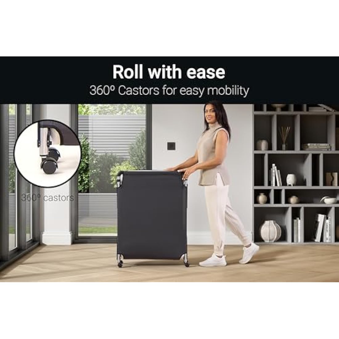 JAY-BE® HE70 Hideaway Folding Bed with e-Fibre Mattress, Single