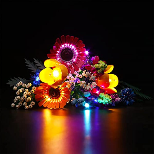 Light Kit for Lego Wildflower Bouquet, Led Lighting Set for Lego 10313 Wildflower Bouquet Set Botanical Collection - Not Include Models, Just Light Set