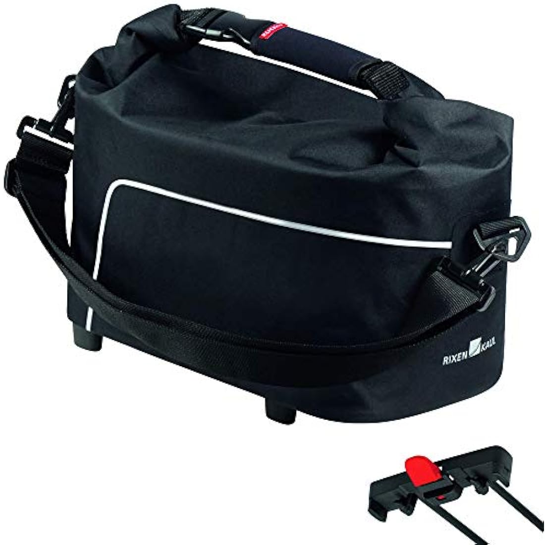 KLICKfix Unisex - Adult Rackpwaterpr Luggage Bag, Black, 1 Size