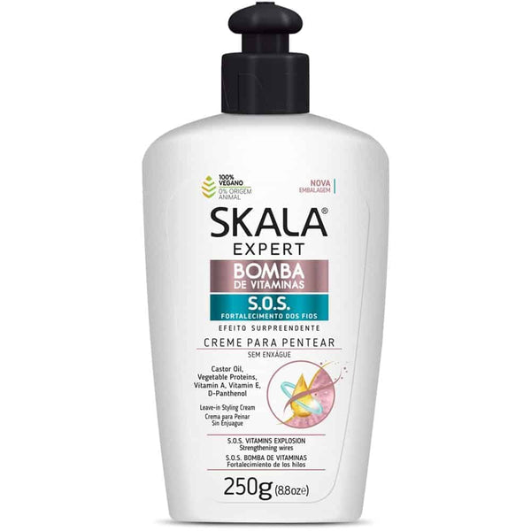 SKALA Vitamin Pump Styling Cream 250G, Black, Standard