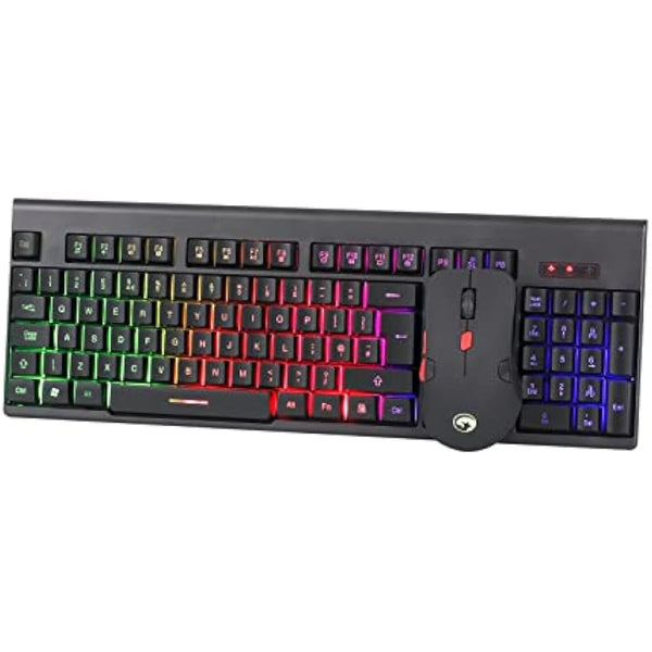 Marvo Scorpion KW512 Gaming Keyboard and Mouse Wireless Combo with 7 Light Modes