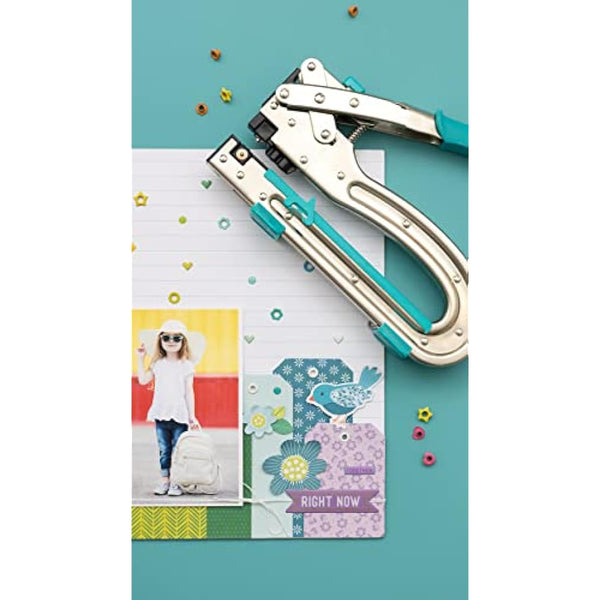 We R Memory Keepers Crop-a-Dile II Big Bite Punch, Aqua