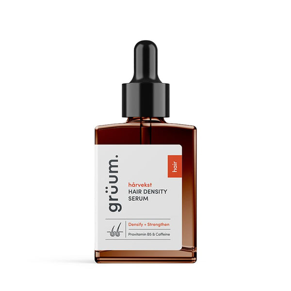 gr?um Hair Density Serum 30ml - Lightweight Leave in Caffeine Hair Growth Serum for Thick, Denser & Healthy Hairs - Anti Hairs Loss Scalp Serums for