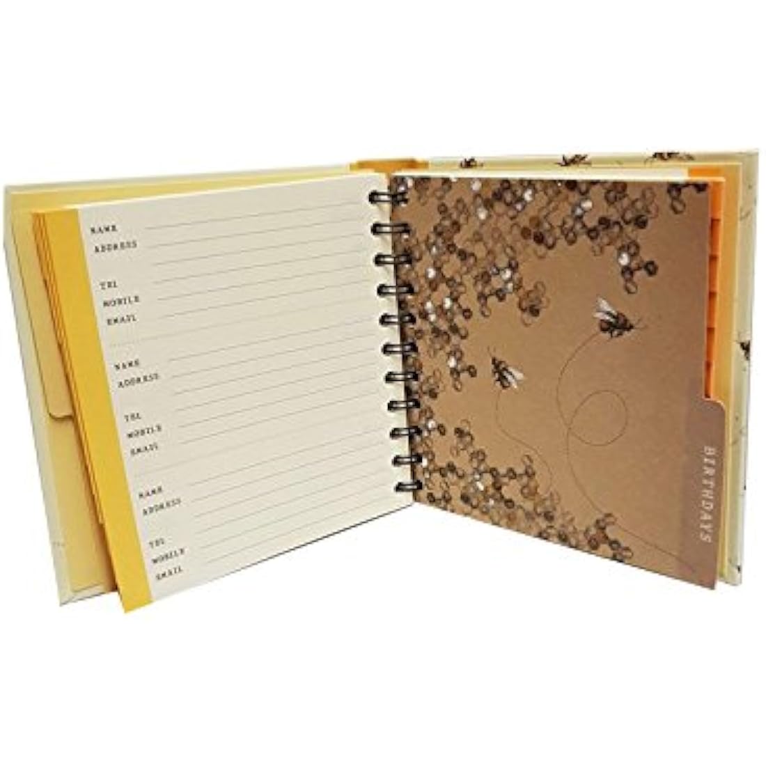 The Art File | Addresses & Bee-Days' | Address and Birthday Book | ABB08