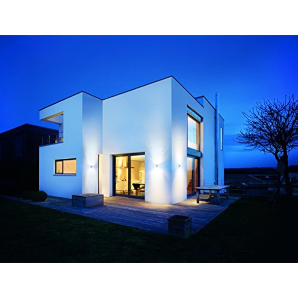 Steinel Outdoor Wall Light L 910 S Anthracite, 9.8 Watts 797 lm, Up Down Motion Sensor Light with 180° Motion Detector, 12 m Range, Continuous Soft Light