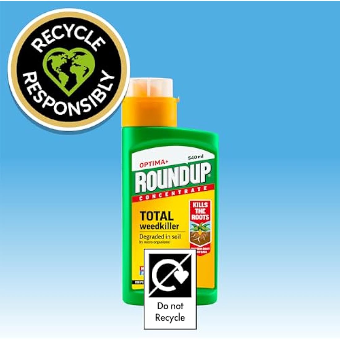Roundup Optima+ Total Weedkiller - Weedkiller - Camping Pouch - Nylon - Tan