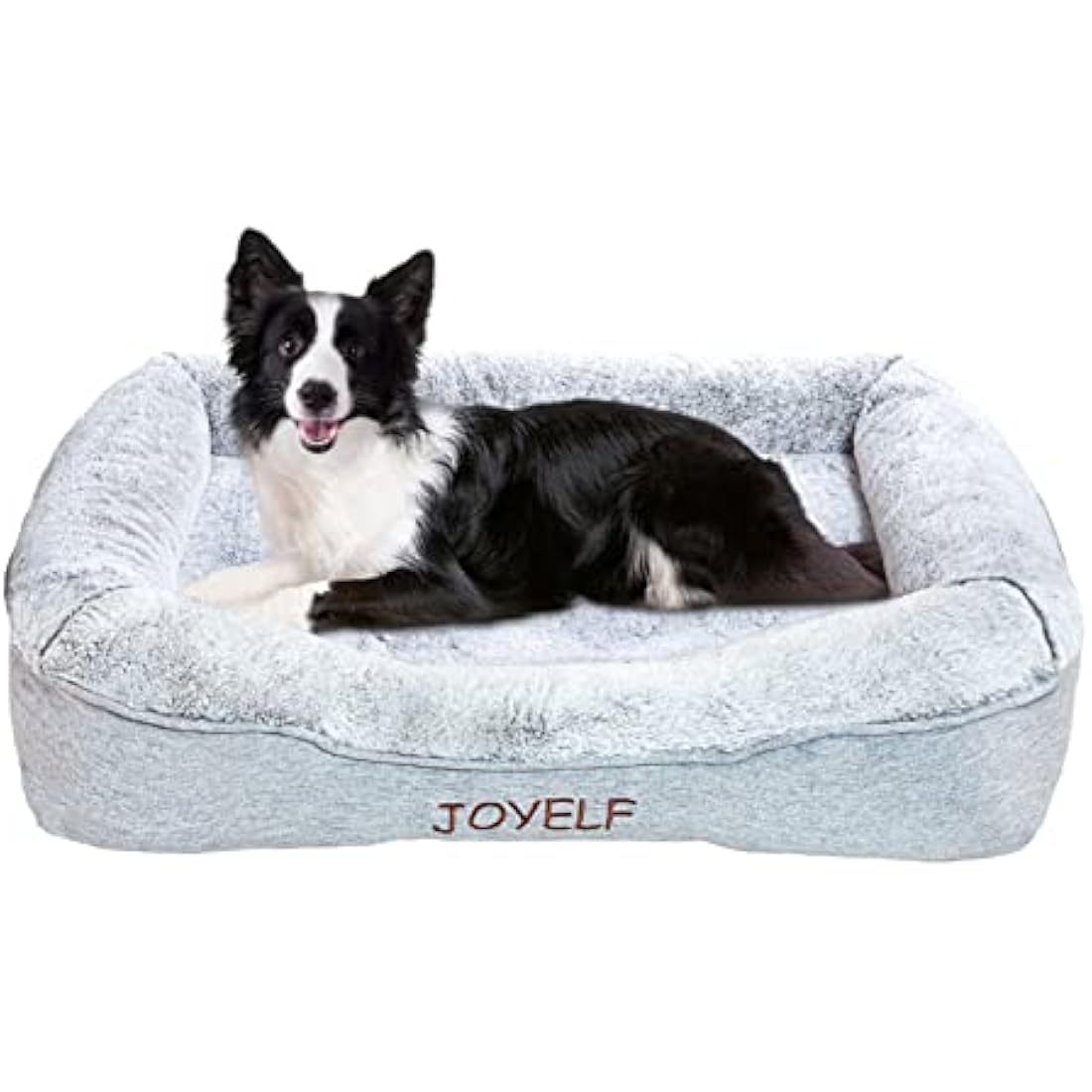 JOYELF Memory Foam Dog Bed Large Orthopedic Pet Bed with Washable Cover, Independent Mat Design with Free Waterproof Liner Included
