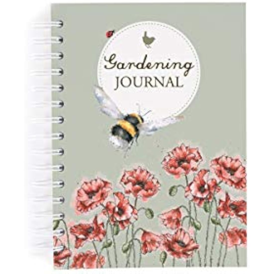 Wrendale Designs - 'Poppies' Gardening Journal