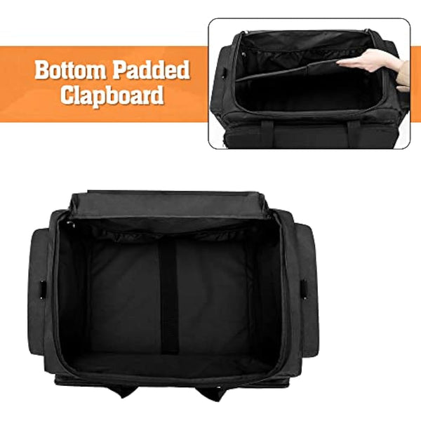 DSLEAF RC Storage Bag for 1/8 or 1/10 Car, Protective RC Carry Case with Multi Pockets for Batteries, Charger, Tools and Other Accessories, Patented Design