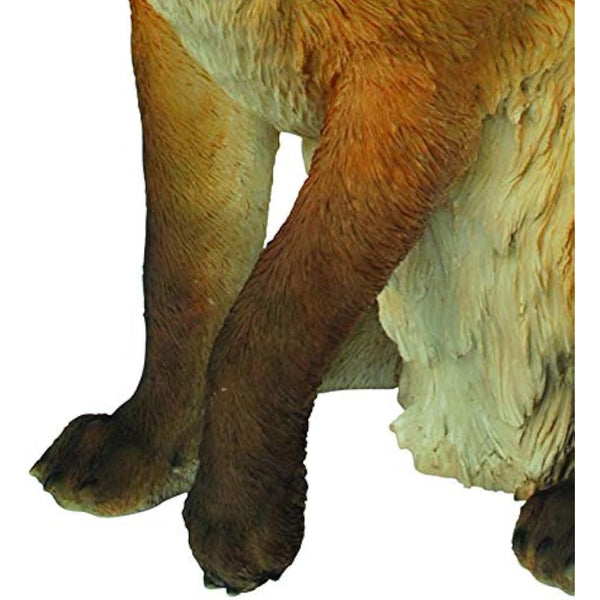 Vivid Arts XRL-SFOX-A Large Sitting Fox Resin Ornament