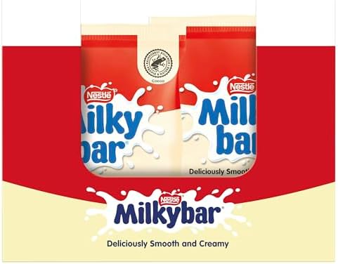 Milkybar White Chocolate Giant Buttons Buttons Sharing Bag Bags, 48 x 30 g White Chocolate 30 g (Pack of 48) 80g