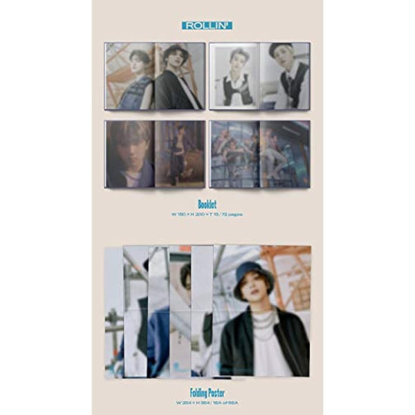 NCT Dream - Reload [Ridin ver.] Album+Pre-Oder Benefit+Folded Poster+Extra Photocards Set