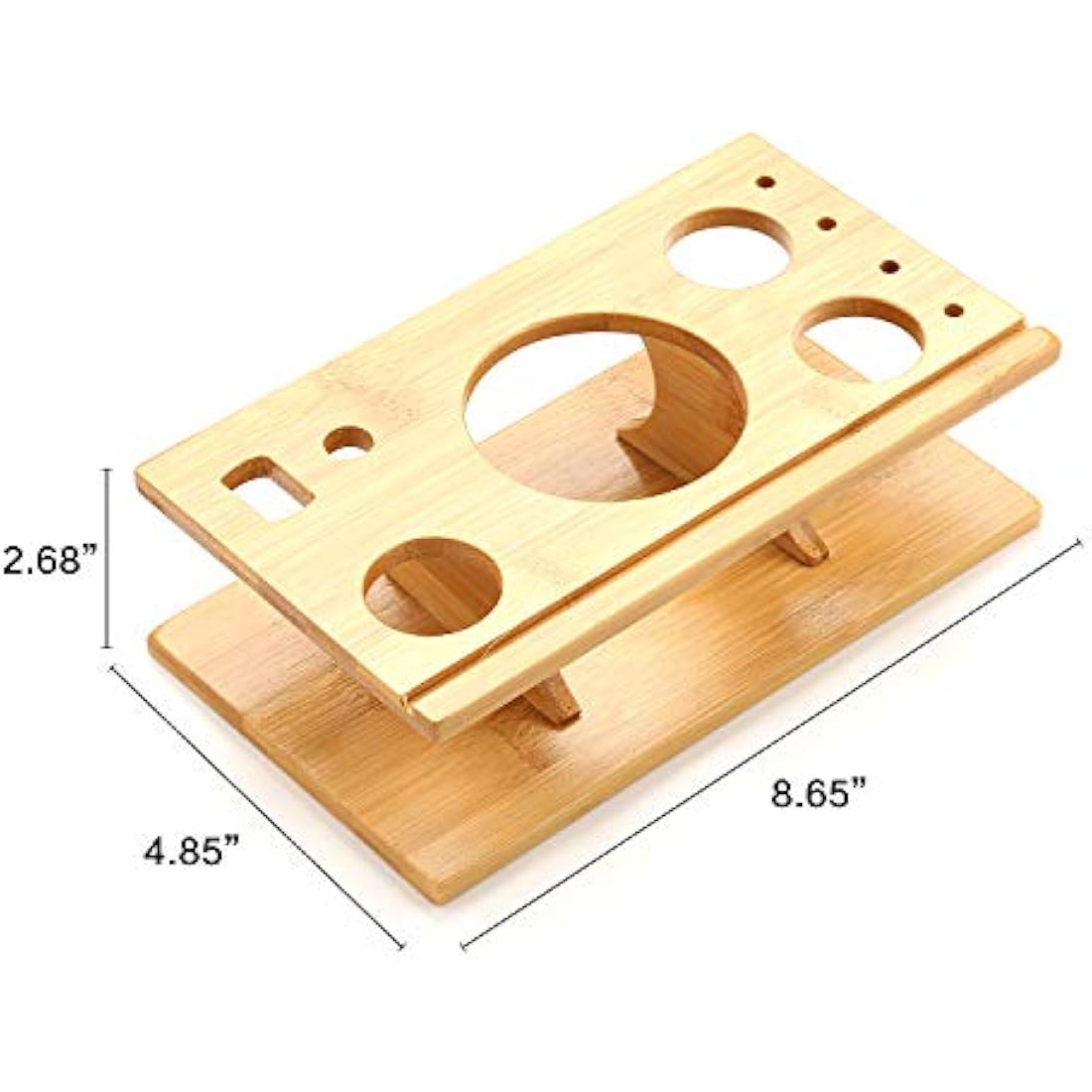 Cocktail Shaker Making Set: 16pcs Bartender Kit with Semicircle Eco Bamboo Stand - Stainless Steel Bar Tool Set Scandinavian Style Home DIY Kit