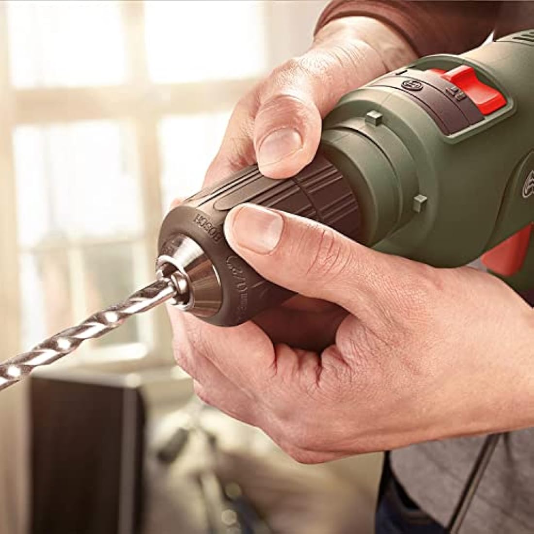 Bosch Electric Combi Drill EasyImpact 600 (600 W, in Carrying Case)