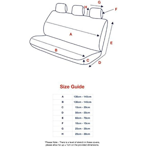 XtremeAuto® Carnaby Grey/Black Universal Car Seat Covers Set