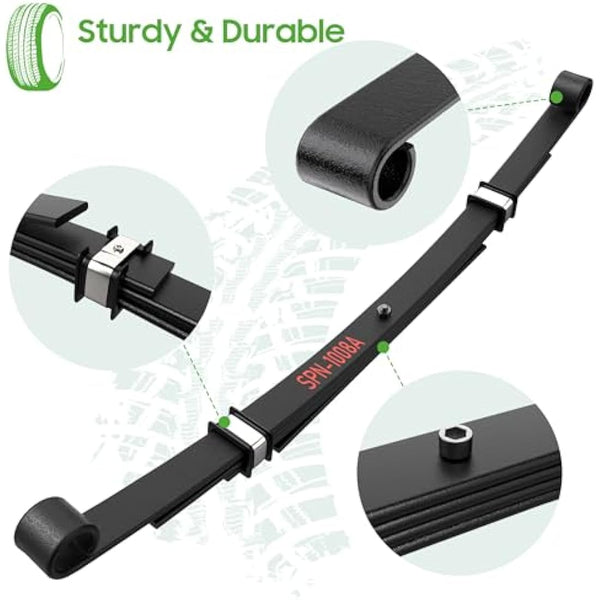 10L0L Golf Buggy Rear Heavy Duty 4-Leaf Spring Kit