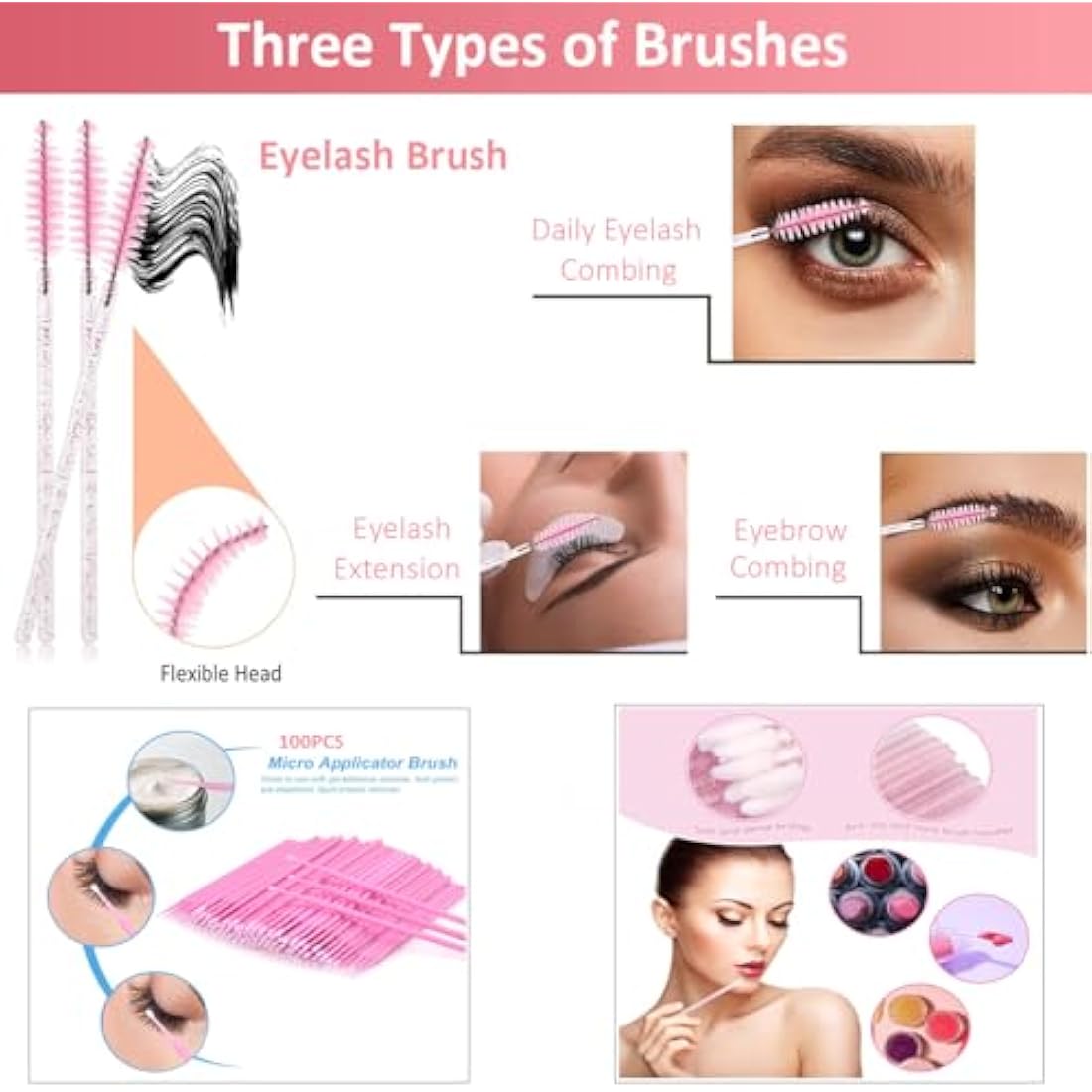 SZCY LLC Professional Lash Eyelash Extension Kit, NEW 22PCS Eyelash Grafting Training Tools Lashes Extension Practice Exercise Set with Mannequin Head, Glue Lashes Tweezers for Beginners Practice Eye