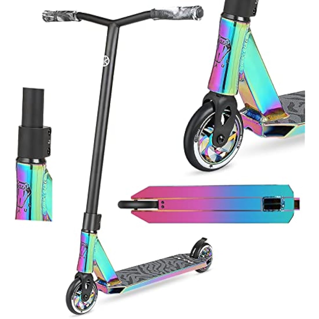 VOKUL BIZT K1 Pro Scooter - Stunt Scooters for Kids 7 Years and Up, Beginner to Intermediate Tricks Freestyle Scooters with 110MM Alloy Wheels