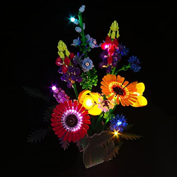 Light Kit for Lego Wildflower Bouquet, Led Lighting Set for Lego 10313 Wildflower Bouquet Set Botanical Collection - Not Include Models, Just Light Set