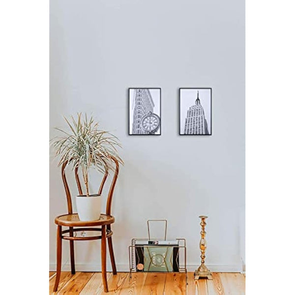 A3 Certificate Picture Frame,3 Pack Black Aluminum Photo Frame with plexiglass for Wall Mount Display,29.7x42 cm,Set of 3