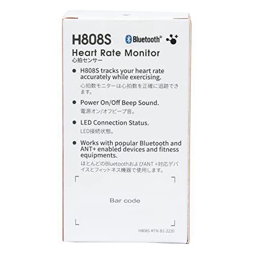 COOSPO Heart Rate Monitor Chest Strap,Bluetooth ANT+ Chest HRM for Running Cycling Gym Fitness, Heart Rate Monitors IP67 Waterproof Compatible with Strava Zwift Wahoo Garmin Polar Peloton App