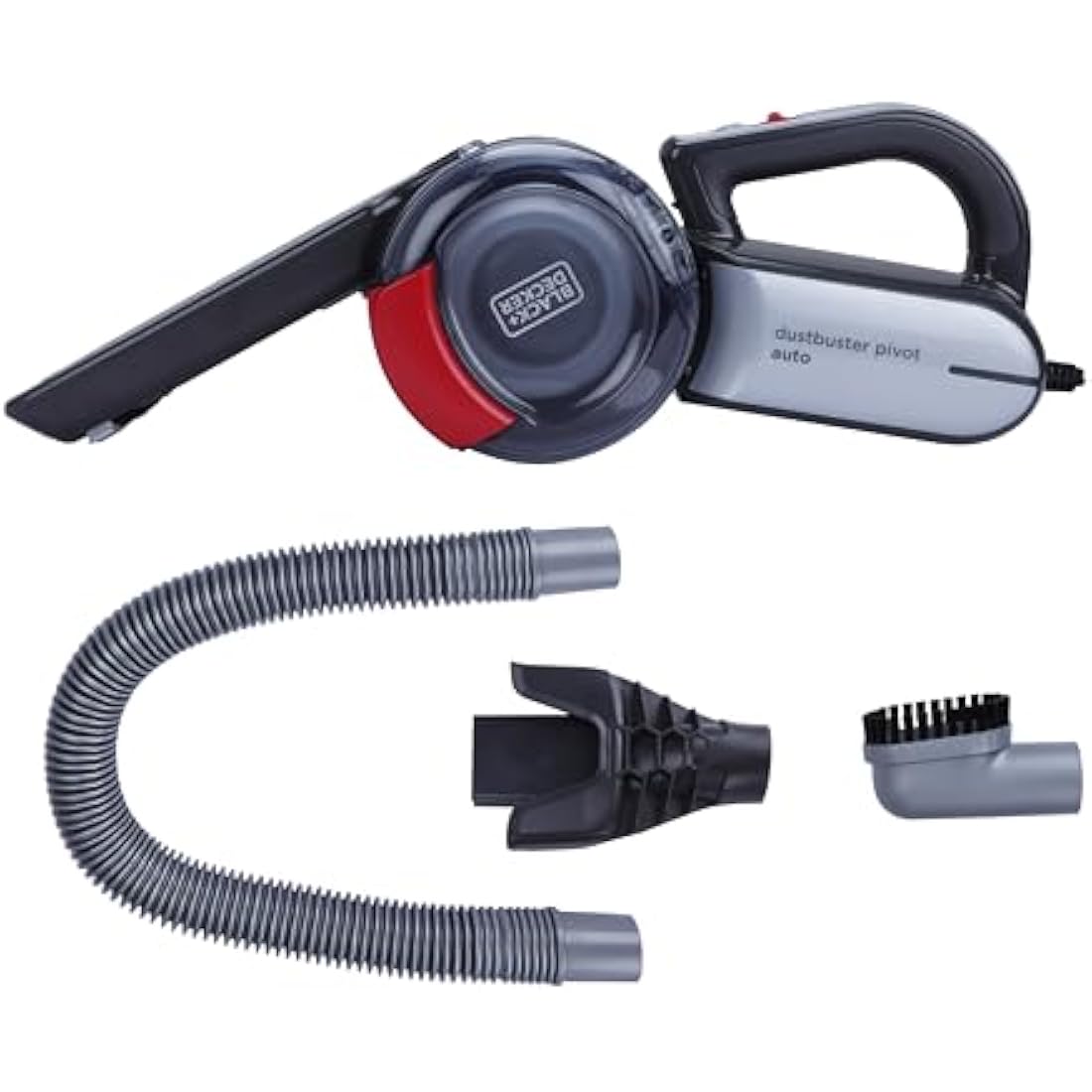 BLACK+DECKER Auto Hand Vacuum, 12V, Cordless, Includes Fold out brush, Upholstery brush and Storage bag, PV1200AV-XJ