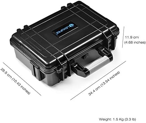 LEKUFEE Waterproof Hard Case for DJI Mini 4K/2 SE/2, Mini SE/Mavic Mini Drone & Accessories (Case Only)